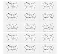 Cabilock 100pcs Thank You Cards Decorative Thank You Cards with Chic Look Simple Color Matching Design Elegant Adorable Words Design for Bakeries and Online Businesses Customers