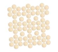 Cabilock 100pcs Unfinished Wooden Balls for Crafting Round Wood Spheres Decorative Supply for DIY Projects and Home Decor