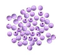 Cabilock 100pcs Wooden Beads DIY Garland Wood Bead Smooth Surface Without Burrs Light Purple 16mm and Dream Catchers