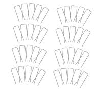 Cabilock 100Pcs Zinc Alloy U-Shaped Greening Pins for Garden Plant Fixing Rust-Resistant Landscape Staples for Wreath Making Floral Arrangements Wedding Decoration and Craft Projects