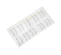 Cabilock 10pairs Eyelash Extensions Supplies Natural Shape Practice False Lashes for Novices and Mannequin Head Use