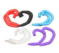 Cabilock 10pairs Reusable Silicone Ear Protective Mask Earhooks with Soft Clip Design for Comfortable Wear in Multiple Colors Mask Hangers for Secure Fit