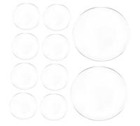 Cabilock 10Pcs Acrylic VR Glasses Replacement Lenses for Glasses Portable Convex Optical Lens Compatible with Virtual Reality Headsets Lightweight Design for Gaming and Group Use