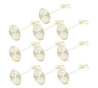 Cabilock 10pcs Airplane Design Tabletop Picture Holders Photo Clips for Wedding Place Cards Centerpieces and Home Decoration with Smooth Finish