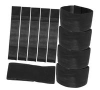 Cabilock 10pcs Black Mourning Armbands Elastic Memorial Funeral Bands Football Sports Grief Expression Respect Condolence