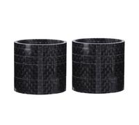Cabilock 10pcs Carbon Fiber Bike Stem Spacers Kit Fork Washers for Stems Vibration-reducing Handlebar Headset Spacers for Mountain and Road Bikes with Enhanced Steering Precision