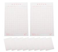 Cabilock 10pcs Chinese Calligraphy Practice Book Tianzige Grid, Calligraphy Writing Notebook for Students, Hard Pen Handwriting Paper Sheets for Stroke Accuracy and Learning