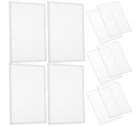 Cabilock 10pcs Clear Acrylic Trading Card Sleeve Protective Covers for Game Cards Display Storage and Protection Reusable and Lightweight