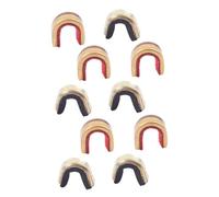 Cabilock 10pcs Copper Alloy Bowstring Buckles for Recurve and Compound Bows Rust-resistant Arrow Rest Clips Firm Nocking Points for Archery Target Practice and Hunting