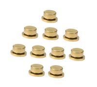Cabilock 10Pcs Copper Nail Art Rotation Bearings Golden Jewelry Accessories DIY High-speed Spinning Nail Accessory for Unique Designs