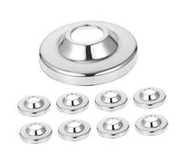 Cabilock 10pcs Decorative Faucet Valve Flange for Shower Plumbing Shaped Pipeline Easy Installation Corrosion Resistant for Wall