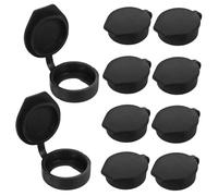 Cabilock 10pcs Door Lock Protection Covers Rubber Keyed Panel Caps for Cam Locks Dirt and Water Resistant Door Keyhole Dustproof Covers for Enhanced Security and Cleanliness