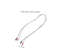 Cabilock 10pcs Dual-ended Clip Test Leads for Electrical Testing Portable Instrumentation Cable with Alligator Clips Efficient Circuit Connection Wires for Multimeter Measurement