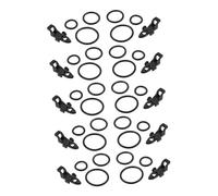 Cabilock 10pcs Fishing Hook Keeper with Protective Pad Lightweight Lure Holder for Secure Bait Attachment Rod Hook Holder Compatible with Multiple Rod Easy Installation for Fresh and