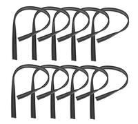 Cabilock 10Pcs Frameless Car Wiper Strips Rubber Replacement for Clear Windscreen Viewing Noise Smooth Glide Easy Installation for Cars Buses Trucks