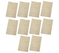 Cabilock 10pcs Golden Letters Tag Stickers for Essential Oil Bottles and Decals Uppercase Alphabet Labels for DIY Bottle Identification and Organization