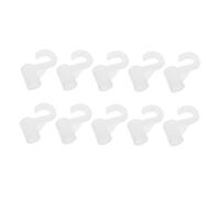 Cabilock 10pcs Heavy Duty Closet Rod Hooks No Drill Wardrobe Hanger Hooks Inner Diameter Metal Clothes Hanger for Bedroom Laundry Bathroom Multipurpose Storage and Robust Support