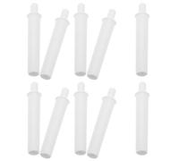 Cabilock 10pcs Hydraulic Buffer Soft Close Cabinet Door Damper Plastic Noise-Reduction Mechanism Replacement for Kitchen Trash Can Lids Wardrobe Wardrobe Door Safety Bumpers