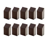 Cabilock 10pcs Kitchen Cleaning Brush Portable Emery Sponge for Pot Pan Convenient Dish Cloths for Washing up Scourers Sponge for Grout Cleaner