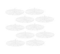 Cabilock 10pcs Mason Jar Fermentation Weights Mesh Press Plates for Kimchi Pickle Tool Wear-resistant Pickling Press Net for Wide Mouth Jars Compact Design for Easy Homemade Fermenting
