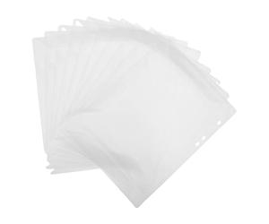 Cabilock 10pcs Music Folders for Sheet Music Plastic A4 Replaceable Pages Lightweight Portable Score Binder Inner Sleeves for Personal Practice and Concerts