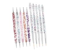 Cabilock 10pcs Nail Art Sculpting Tools Dual End Dotting Pens for Nail Flower Art Creative Manicure Tool Fine Tips for Salon Use