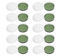 Cabilock 10pcs Nutrient Agar Petri Dishes 6cm Culture Plates for Laboratory Microbiology Research and Cell Culture Science Experiments