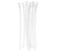 Cabilock 10pcs Parrot Hand Feeder Tubes Made of Sturdy Abs Material for Easy Food Monitoring and User-friendly Feeding for Bird Breeders and Pet Stores