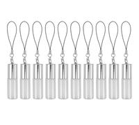 Cabilock 10pcs Pearl White Glass Roller Bottles Refillable with Stainless Steel Balls Leakproof Perfume Containers for Essential Oils Aromatherapy Travel Use