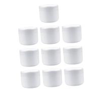 Cabilock 10pcs Plastic Cosmetic Boxes Empty Cream Storage Boxes Lids for Facial Creams Portable Packing