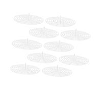 Cabilock 10pcs Round Fermenting Weights Mesh Press Plate for Wide Mouth Mason Jars Even Pressure Pickling Accessories for Kimchi Sauerkraut Space-saving Design for Homemade Fermented Foods