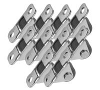 Cabilock 10pcs Silent Fixed Caster Wheels Soft Rubber Rollers for Furniture Sliding Doors Drawer Cabinet Glides Low Profile Hidden Design Non-marking Floor Protectors