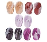 Cabilock 10pcs Silicone Ear Covers for Hair Dye and Heat Styling Reusable Hair Coloring Protectors for Salon and Home Use