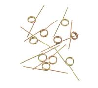 Cabilock 10pcs Small Metal Torsional Springs Replacement for Garbage Can Lid Elastic and Stable Trash Bin Parts Compatible with Various Models Easy Installation