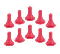 Cabilock 10pcs Soft Plastic Goat Bottle Nipples for Farm Animal Feeding, Replacement Milk Drinking Teats for Puppies and Kittens, Easy to Clean and Safe, Suitable for Home and Farm Use