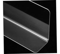 Cabilock 10pcs Transparent Plastic Shelf Dividers Shaped Organizers for Cabinets and Flexible Separators for Retail Kitchen Closet Storage and Commodity Classification