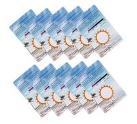 Cabilock 10pcs UV Test Card for Tester UV Light Identifying Cards for Reptile Vivarium and Terrariums
