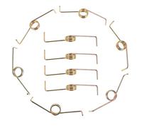 Cabilock 10pcs Washer Suspension Springs Replacement for Semi-automatic Washing Machines Metal Springs Easy to Install Compatible Models