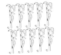 Cabilock 10pcs Wear Resistant Plastic Valance Clips for Window Blinds Compact Valance Clamps Lightweight Replacement Accessories for Pleated and Vertical Blinds
