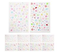 Cabilock 10sheets Makeup Patches Face Jewels Self Adhesive Rhinestones Stickers for Crafts Carnival Festival