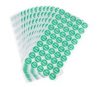 Cabilock 10sheets Round Qc Passed Labels Stickers Adhesive Dot Decals for Quality Control Inventory Management Warehouse Organization Food Electronics Apparel
