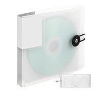 Cabilock 12 Capacity CD Dvd Storage Case Portable Disc Holder for Organized Storage Protection for Travel Home CD Dvd Organization