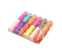 Cabilock 12 Pcs Portable Silk Embroidered Lipstick Cases with Mirror Delicate Button-Closure Lipstick Holders for Women S Makeup Storage and Travel Vanity Organizer Mixed Colors