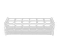 Cabilock 12-Place Acrylic Micro Cuvette Storage Rack 10Mm Lab Tube Organizer Stand for Chemistry Biology Research and Educational Use