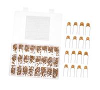 Cabilock 1200pcs Ceramic Capacitor Assortment Kit Values Monolithic Capacitors for Audio Electronics Automotive Projects with Convenient Storage Box