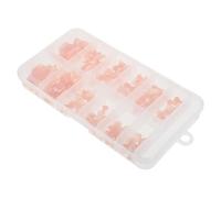 Cabilock 120pcs French Fake Toe Nails for Women, Short Square Pink Press on Toenails with White Tips, Easy to Apply Plastic Full Cover, Minimizing Shifting or Lifting, for Weddings