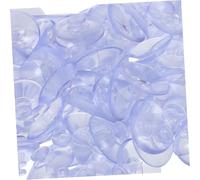 Cabilock 120pcs Transparent Mushroom Head Suction Cups Strong Plastic Suckers for Glass Mirrors Windows Tiles Wide Compatibility Easy Use Multipurpose Hanging for Home and Office
