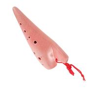 Cabilock 12hole Ceramic Ocarina Flute Alto C Ocarina Beginner Educational Musical Instrument for Boys and Girls Woodwind Practice Performance Traditional Pottery Instrument