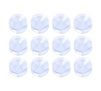 Cabilock 12pcs 10 rubber suction pad transparent suckers window suction cups sucker pads for glass suction cup sucker double sided suction cups Silicone Suckers without Hooks heavy table