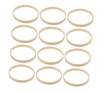 Cabilock 12pcs Bamboo Dream Catcher Rings for DIY Crafting Smooth Round Bamboo Frames for Handmade Dreamcatchers Wreaths Mandalas Embroidery and Macrame Wall Decor